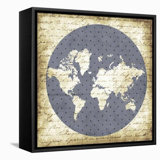 World Antique-Erin Clark-Framed Stretched Canvas