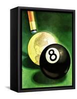 "World as Cue Ball," January 25, 1941-Emmett Watson-Framed Stretched Canvas