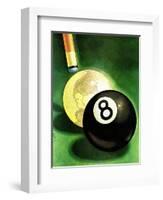 "World as Cue Ball," January 25, 1941-Emmett Watson-Framed Giclee Print