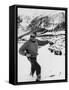 World Champion Emile Allais Ski Instructor at New Ski Resort-Loomis Dean-Framed Stretched Canvas