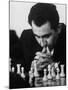 World Chess Champion Tigran V. Petrosian, During a Tournament Game-null-Mounted Premium Photographic Print