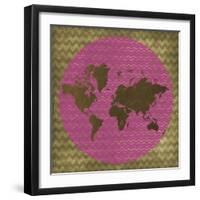 World Chevron-Erin Clark-Framed Giclee Print