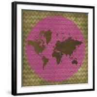 World Chevron-Erin Clark-Framed Giclee Print