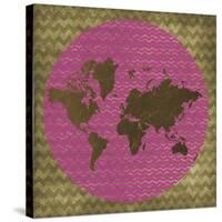 World Chevron-Erin Clark-Stretched Canvas