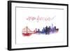 World Cities Skyline I-Grace Popp-Framed Art Print