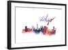 World Cities Skyline II-Grace Popp-Framed Art Print