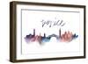 World Cities Skyline III-Grace Popp-Framed Art Print