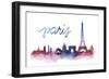 World Cities Skyline V-Grace Popp-Framed Art Print