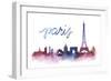 World Cities Skyline V-Grace Popp-Framed Art Print