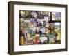 World City Tour Collage-null-Framed Giclee Print