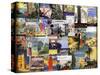 World City Tour Collage-null-Stretched Canvas