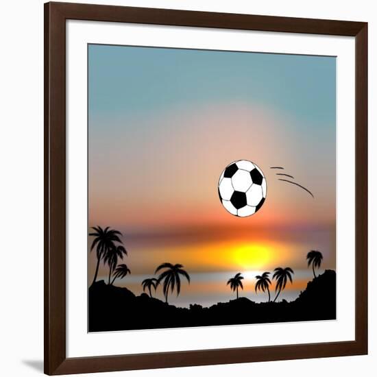 World Cup in Brazil-Irina Solatges-Framed Art Print