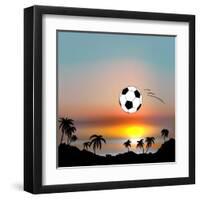 World Cup in Brazil-Irina Solatges-Framed Art Print