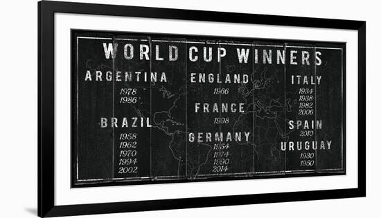 World Cup Winners-The Vintage Collection-Framed Giclee Print