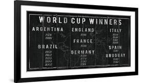 World Cup Winners-The Vintage Collection-Framed Giclee Print