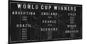 World Cup Winners-The Vintage Collection-Mounted Giclee Print