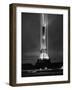 World Fair in Paris, 1937 : Illumination of the Eiffel Tower by Night-null-Framed Photo