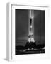 World Fair in Paris, 1937 : Illumination of the Eiffel Tower by Night-null-Framed Photo