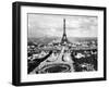 World Fair in Paris in 1900 : Champs De Mars with Eiffel Tower-null-Framed Photo