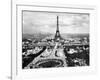 World Fair in Paris in 1900 : Champs De Mars with Eiffel Tower-null-Framed Photo