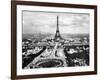 World Fair in Paris in 1900 : Champs De Mars with Eiffel Tower-null-Framed Photo