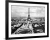 World Fair in Paris in 1900 : Champs De Mars with Eiffel Tower-null-Framed Photo