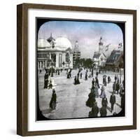 World Fair of 1900, Paris, the Iena Bridge Roundabout-Leon, Levy et Fils-Framed Photographic Print