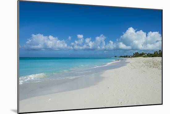 World famous white sand on Grace Bay beach, Providenciales, Turks and Caicos, Caribbean-Michael Runkel-Mounted Photographic Print