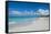 World famous white sand on Grace Bay beach, Providenciales, Turks and Caicos, Caribbean-Michael Runkel-Framed Stretched Canvas