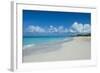 World famous white sand on Grace Bay beach, Providenciales, Turks and Caicos, Caribbean-Michael Runkel-Framed Photographic Print