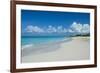 World famous white sand on Grace Bay beach, Providenciales, Turks and Caicos, Caribbean-Michael Runkel-Framed Photographic Print