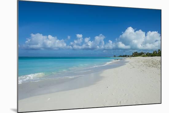 World famous white sand on Grace Bay beach, Providenciales, Turks and Caicos, Caribbean-Michael Runkel-Mounted Photographic Print