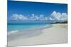 World famous white sand on Grace Bay beach, Providenciales, Turks and Caicos, Caribbean-Michael Runkel-Mounted Photographic Print