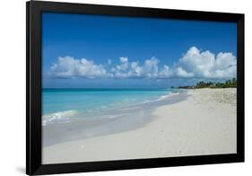 World famous white sand on Grace Bay beach, Providenciales, Turks and Caicos, Caribbean-Michael Runkel-Framed Photographic Print