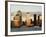 World Financial Center Buildings and Lower Manhattan Skyline Across the Hudson River, New York, USA-Amanda Hall-Framed Photographic Print