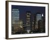 World Financial Center Buildings and Lower Manhattan Skyline Across the Hudson River, New York, USA-Amanda Hall-Framed Photographic Print