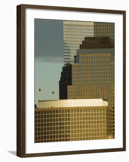 World Financial Center Buildings, Manhattan, New York City, New York, USA-Amanda Hall-Framed Photographic Print