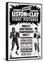 World Heavyweight Championship Bout: Charles 'Sonny' Liston Vs. Cassius Clay-null-Framed Stretched Canvas