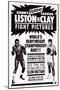 World Heavyweight Championship Bout: Charles 'Sonny' Liston Vs. Cassius Clay-null-Mounted Art Print