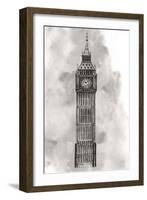 World Landmarks I-Grace Popp-Framed Art Print