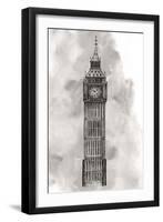 World Landmarks I-Grace Popp-Framed Art Print