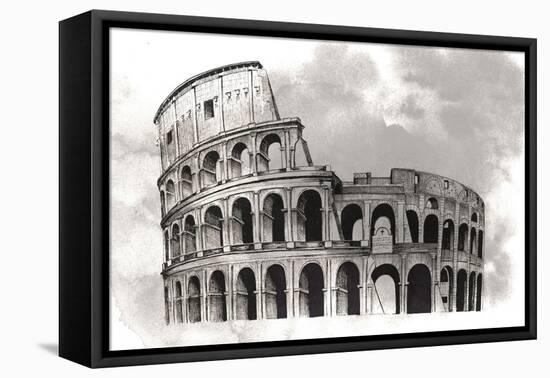 World Landmarks II-Grace Popp-Framed Stretched Canvas