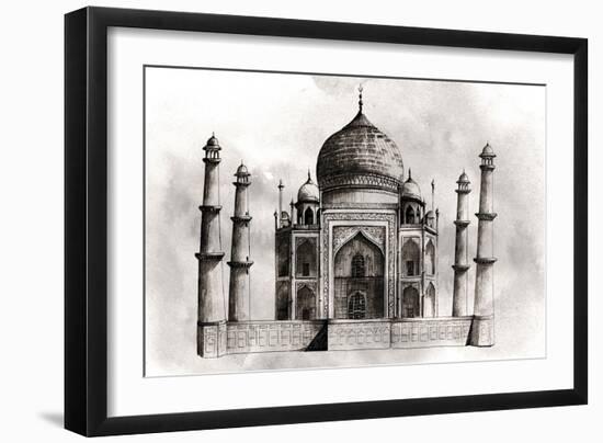World Landmarks IV-Grace Popp-Framed Art Print