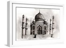 World Landmarks IV-Grace Popp-Framed Art Print