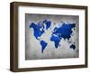 World  Map 10-NaxArt-Framed Art Print