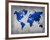 World  Map 10-NaxArt-Framed Art Print