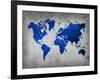 World  Map 10-NaxArt-Framed Art Print