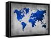 World  Map 10-NaxArt-Framed Stretched Canvas