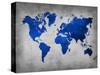 World  Map 10-NaxArt-Stretched Canvas