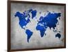 World  Map 10-NaxArt-Framed Art Print